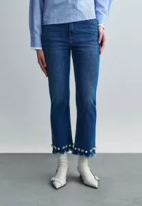 Джинсы passion pearl зауженного кроя Maje, Blue