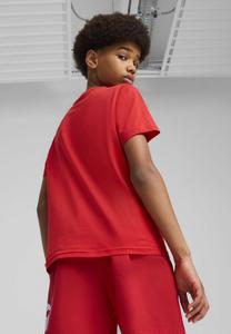 Футболка Essentials Logo Lab Summer для мальчиков PUMA For All Time Red