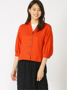 JOURNAL STANDARD/(W)JS+e Рубашка-пуховик из ткани оксфорд, напоминающей лен