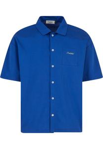 Рубашка на пуговицах Comfort fit Prohibited Ciao Amore, темно-синий