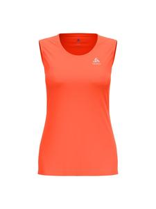 Odlo Футболка с изображением шеи члена экипажа танка, цвет коралловый