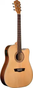 Акустическая гитара Washburn D7SCE Harvest Dreadnought Cutaway. Натуральный глянец