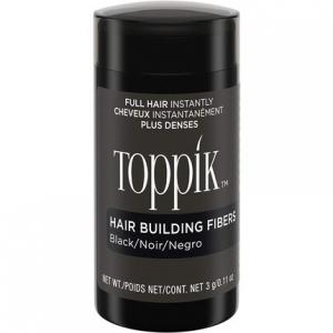Toppik Hair Building Fibers Powder Black 3g Bottle - Мгновенный разглаживающий консилер для мужчин и женщин