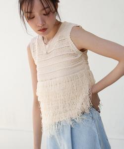 Топ с петлевым плетением