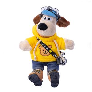 Подвеска для машины в виде милого щенка, брелок для сумки, защита для ремня безопасности, плюшевая кукла чарм, высота 23см Bowl