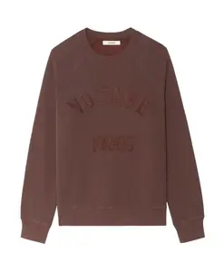 Свитшот бордового цвета "Вольтер Париж" Zadig & Voltaire, красный