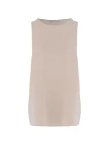 Топ без рукавов Allude, бежевый