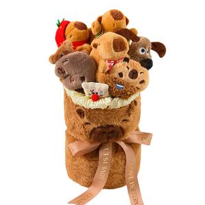 Плюшевая кукла Capybara Bouquet высотой 30 см Beerus