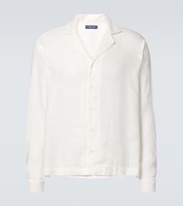 Сафра рубашка из смесового льна Frescobol Carioca, белый