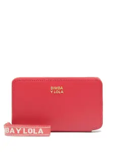 Кошелек из кожи среднего размера Bimba Y Lola, красный