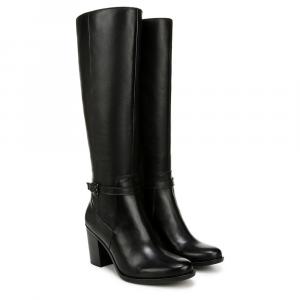 Сапоги до колена на широкую икру Naturalizer Kalina, черная кожа