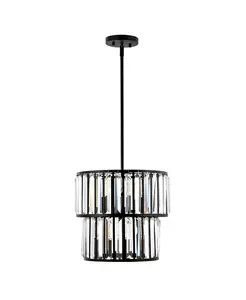 Люстра Crissa Safavieh, black/white