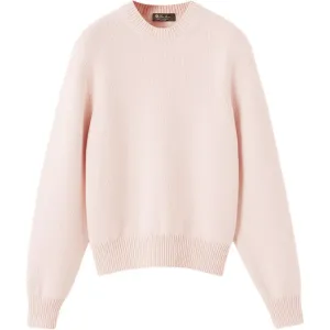 SS26 Кашемировый свитер Regular Fit женский Loro Piana, светло-baby розовый