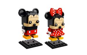 Конструктор Disney с квадратными деталями Mickey Mouse и Minnie Mouse 109 деталей 41624+41625 LEGO