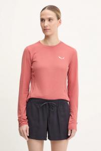 Спортивный лонгслив Puez Dry Salewa, оранжевый