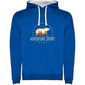 Худи Kruskis Adventure Sport Bicolor, синий