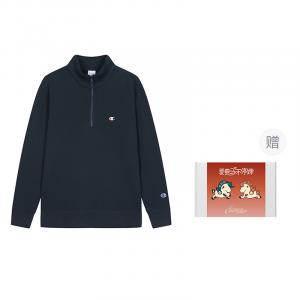 Свитшот Unisex Half Turtleneck Moderate Regular Champion, темно-синий (with valentine's day box)