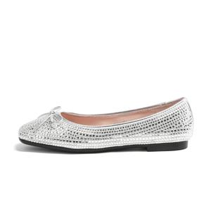 Туфли женские повседневные Women's Casual Shoes Women's Low-Top Silver St&Sat, серебряный