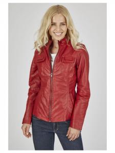 Кожаная куртка 7eleven, красный