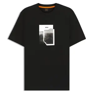 Футболка BOSS Brokenice 10276578, черный