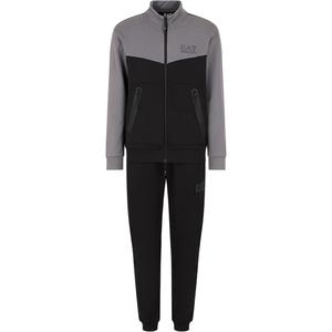 Тренировочный костюм с молнией и принтом Ea7 EMPORIO ARMANI