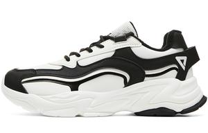 Кроссовки PEAK Chunky Sneakers Women's Low-top Black/Beige, черный/бежевый