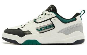 Кроссовки QIAODAN Skateboarding Shoes Men Low-top, цвет Ivory sativa green