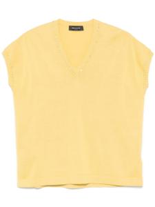 Fabiana Filippi топ с пайетками, желтый