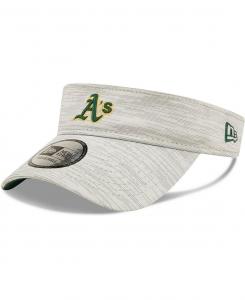 Мужской серый козырек Oakland Athletics Distinct Visor New Era