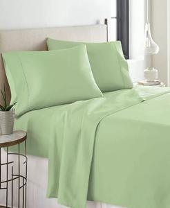 Наборы тяжелых фланелевых простыней из плотного хлопка Pointehaven, зеленый