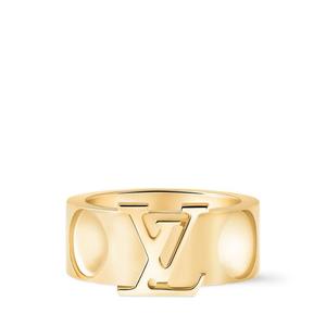 Кольцо Empreinte Large, желтое золото Louis Vuitton, золотой