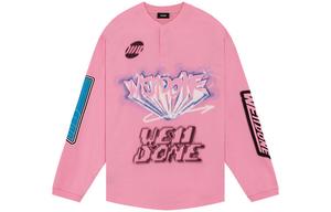 WE11DONE Футболка унисекс розовая SS22