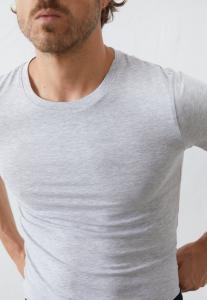 Базовая футболка Pier One, цвет Mottled Light Grey