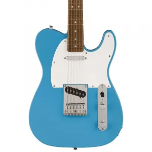 Squier Sonic Telecaster, гриф из лауреля, белая накладка, California Blue