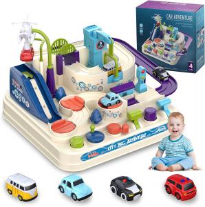 Автомобильная трасса, горка с препятствиями + автомобили U922 elektrostator