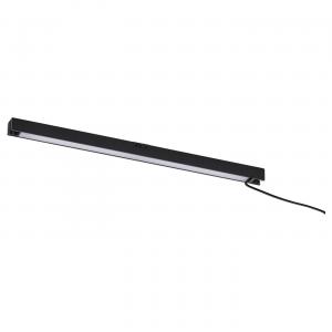 Светодиодная подсветка под шкафами/гардеробом с датчиком движения, регулируемая яркость, антрацитовый цвет, 40 см. IKEA Skydrag