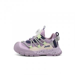 Антискользящие детские повседневные кроссовки Kids' Jeep, Mauve/айвори белый (Fall Winter Leather)