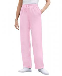 Женские спортивные штаны Within Tall Better-Fleece Pull-On с завязками Woman Within, Pink