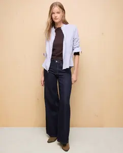 Женская рубашка с викторианским воротником Easy Wear, синий