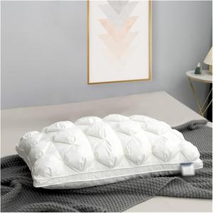 jshdufhuegfdbcngbg Подушка прямоугольная белая из гусиного пуха и пера непромокаемая Otton Bedding