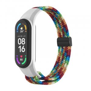 CHENSONG Часы Strap Xiaomi Compatibility Nylon Material, One-piece case/nylon braided [Colorful] magnetic buckle strap