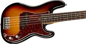 Fender American Professional II Precision Bass V, гриф из палисандра, раскраска 3-цветный санберст
