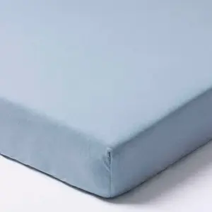 Простыня на резинке пастельно-голубого цвета 140x70 см Jukki