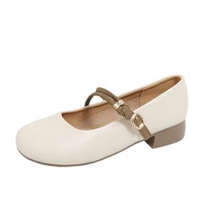 Износостойкая дышащая детская кожаная обувь для подростков Wooden Rabbit, бежевый