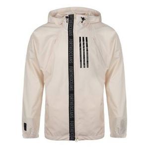 Куртка adidas WND M Casual Sports hooded Woven Jacket Beige, цвет creamy