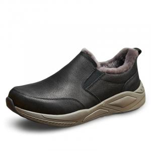 Devanro Износостойкие водонепроницаемые нескользящие повседневные низкие кроссовки мужские черные, цвет Black