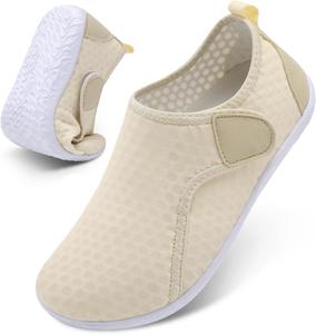 Водные тапочки XIHALOOK для женщин и мужчин, быстро сохнут, легкие, босоножки для пляжа, плавания, бассейна, серфинга, йоги и спорта, бежевый