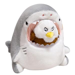 Трансформирующаяся плюшевая кукла Love Of Wormwood Shark, высота 30см/40см AIQINGCAOZHILIAN(WANJU)