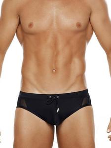 Спортивные плавки BIMONI Badeslip Netz Mesh, черный