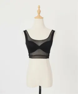 NICENICE MOMENT MESH BRA TANK